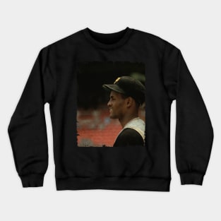 Roberto Clemente in Pittsburgh Pirates Crewneck Sweatshirt